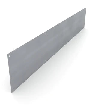 Stainless steel kick outlet plates