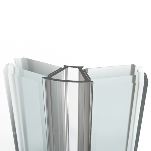 I-Line 135 Degree 2-Way Glass Joint – 100mm Sample
