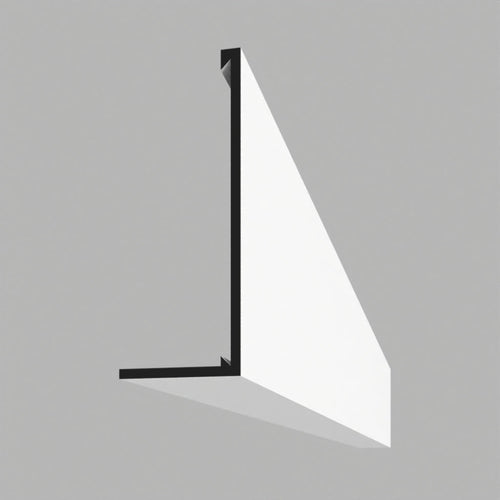 Type AG02 (15mm x 38mm Angle) – 100mm Sample – RAL 9010