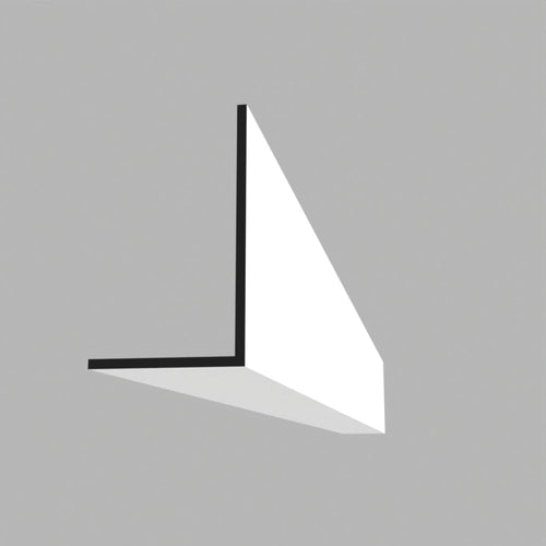 Type AG05 (19mm x 32mm Angle) – 100mm Sample – RAL 9010