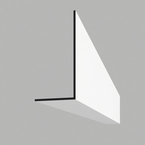 Type AG11 (25mm x 50mm Angle) – 100mm Sample – RAL 9010
