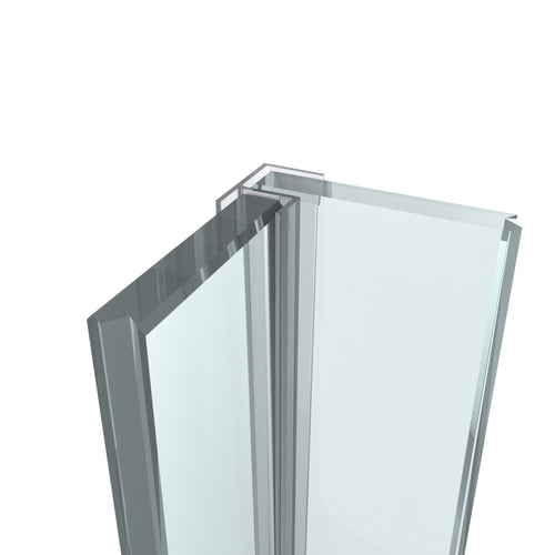 Clip-Line 90 Degree In-Line 2-Way Glass Joint – 100mm Sample