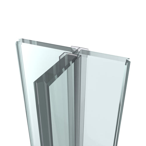 Clip-Line 90 Degree In-Line 3-Way Glass Joint – 100mm Sample