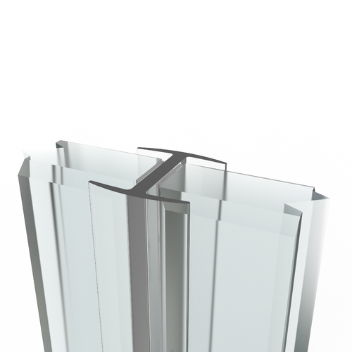 Clip-Line 180 Degree In-Line 2-Way Glass Joint – 100mm Sample