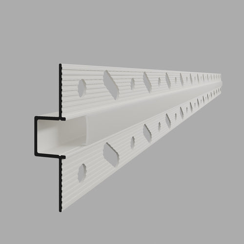 LED W-Profile - 3m – 100mm Sample – RAL 9010