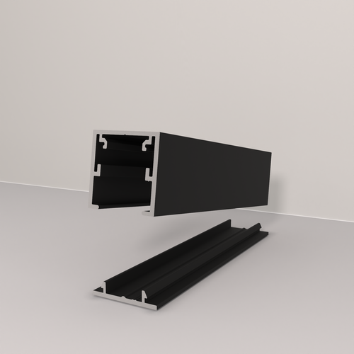 Partitioning Blanking Plate (SG) – 100mm Sample – RAL 9005