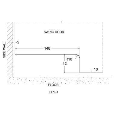 Glass Door Over Connector Patch & Lock Set - Stainless Brushed - QIC Ironmongery 