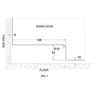 Top / Bottom Patch Glass Door Lock "Matte Black" - QIC Ironmongery 