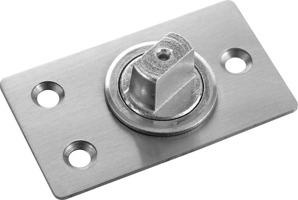 Glass Door Patch Fitting Set - Stainless Brushed - QIC Ironmongery 