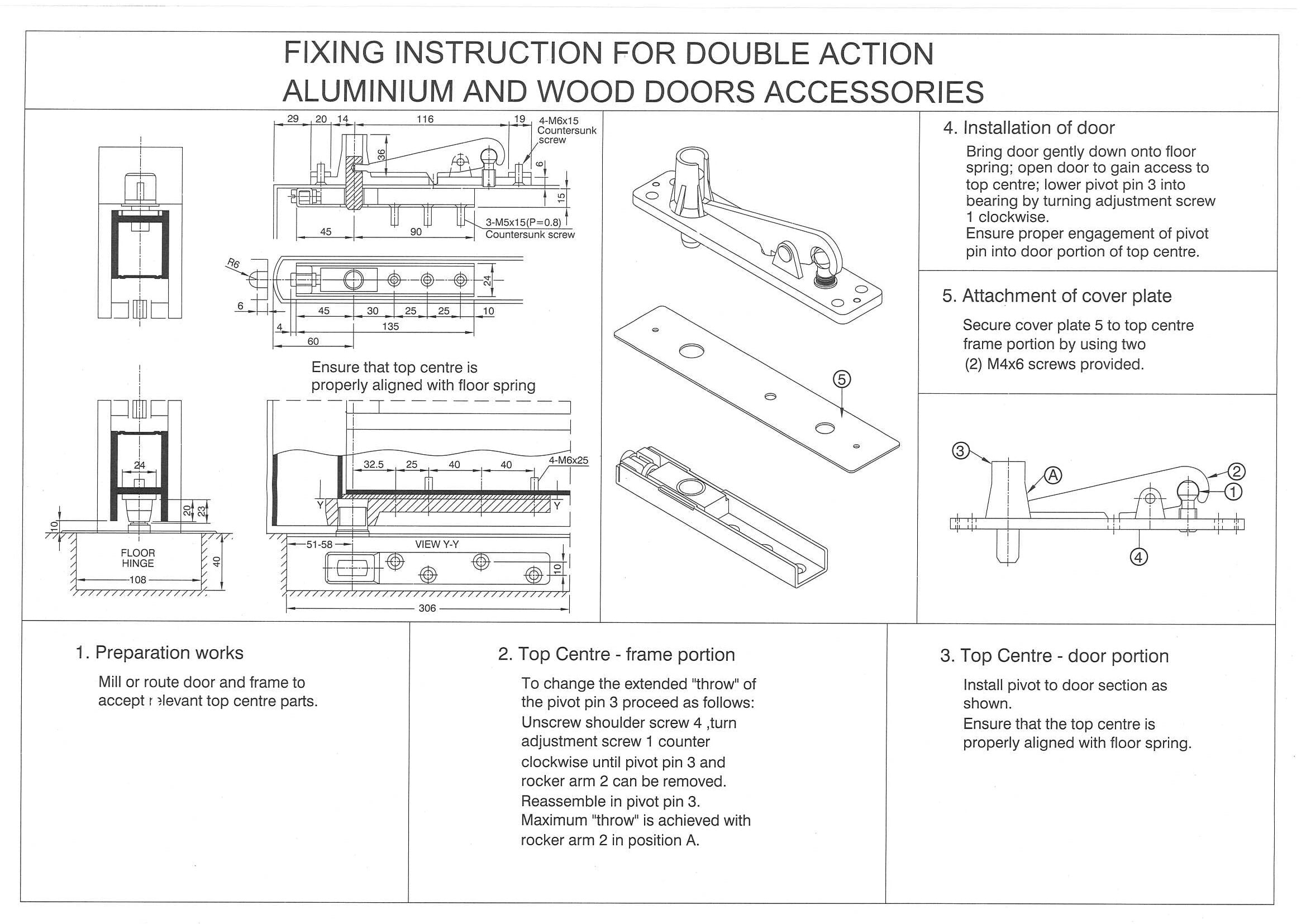 Hydraulic Floor Door Spring EN 3 – QIC Direct