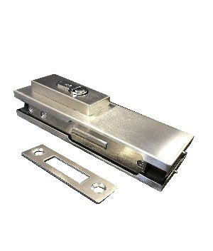 Bottom Lock Top/Bottom Lock For Glass Door - Stainless – QIC Direct