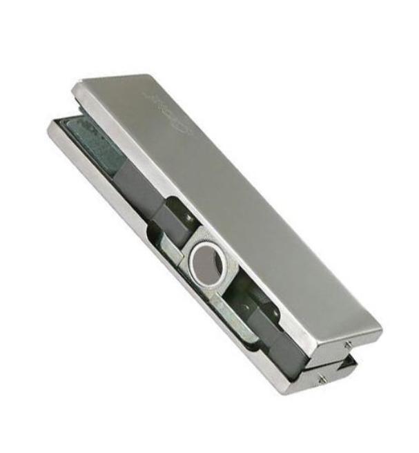 Top Patch Glass Door - Stainless Brushed - QIC Ironmongery 