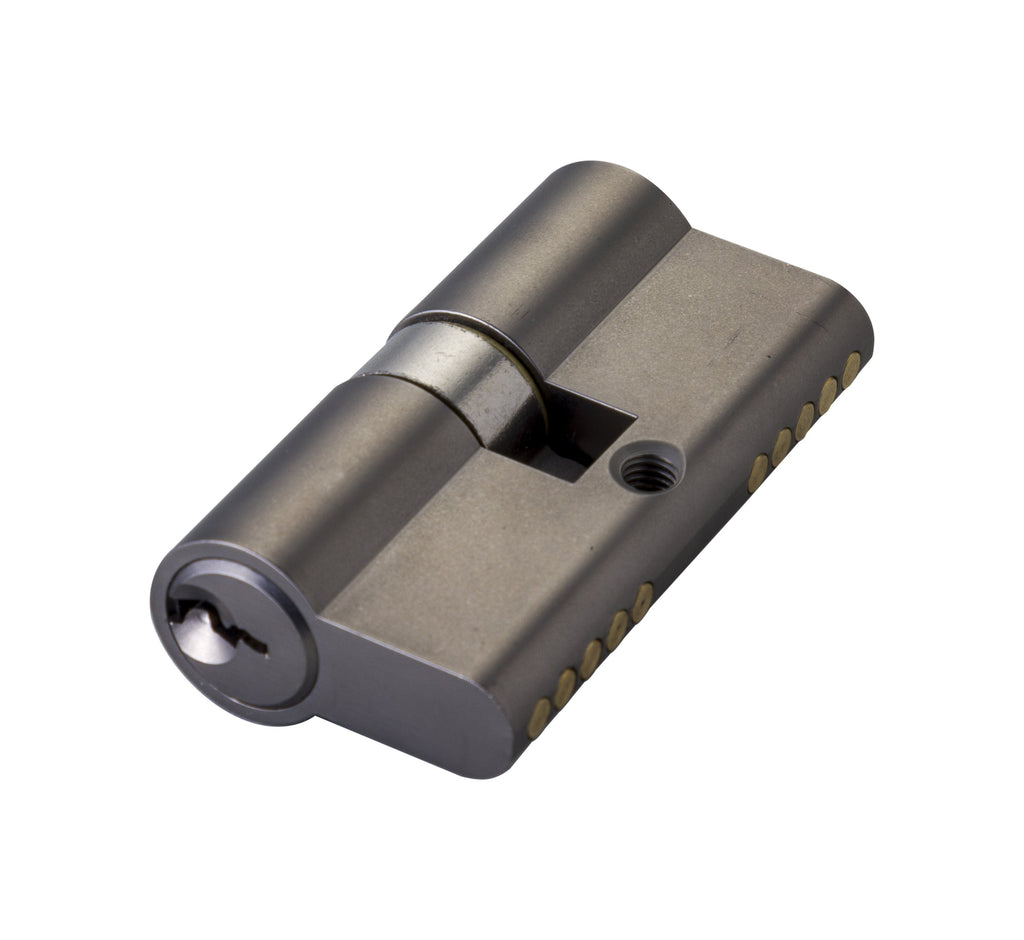 Euro Cylinder Barrel Key Turn 60 mm Key Unique Matte Black - QIC Ironmongery 