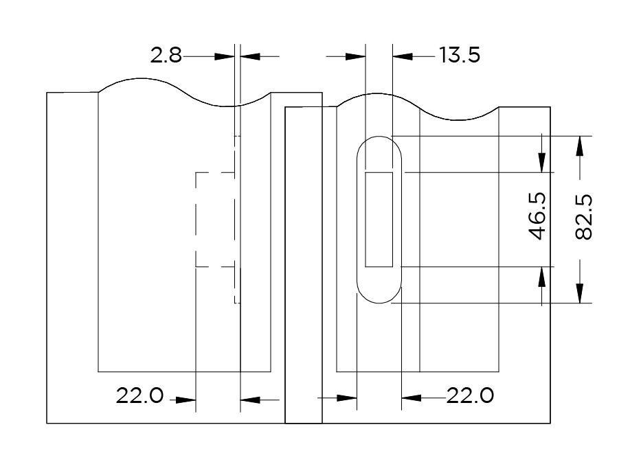 Stainless Steel Glass Door Lever Latch Set "Matte Black" - QIC Ironmongery 