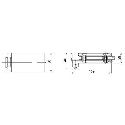 Glass Door Hinge Wall or Frame - 8-12mm Glass Thickness - QIC Ironmongery 