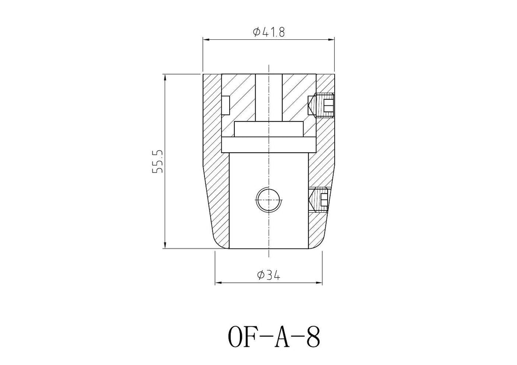 Sliding Glass Door System Wall Bracket - QIC Ironmongery 