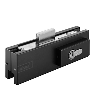 Bottom Lock Top/Bottom Lock For Glass Door - Matte Black – QIC Direct