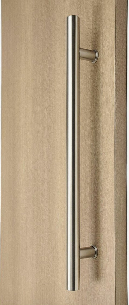 Stainless Door Pull Handles Pair H Style 900 mm x 32 mm "Matte Black" - QIC Ironmongery 