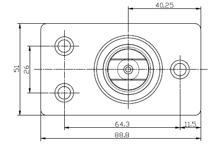 Free Swing Glass Door Floor Pivot Hinge - Stainless - QIC Ironmongery 